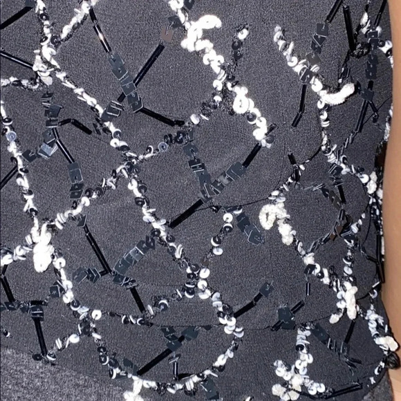 W118 Walter baker black sequin sheer cami - Picture 9 of 14